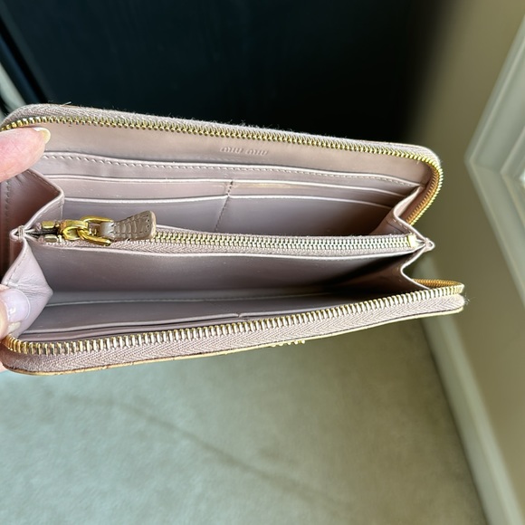 Miu Miu Crocodile Embossed Zip Around Long Wallet - Picture 17 of 17